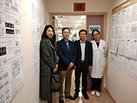 Prof. Lin Dongxin and Ms. Liu Wei from Bureau of the International Cooperation of CAE visit laboratories of Clinical Oncology, led by Prof. Tao Qian from Clinical Oncology of CUHK